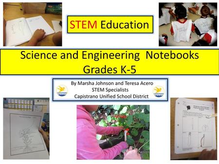 Science and Engineering Notebooks Grades K-5