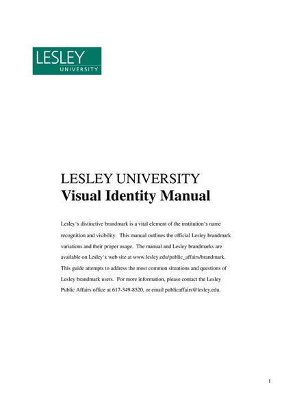Visual Identity Manual