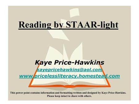 Reading by STAAR-light
