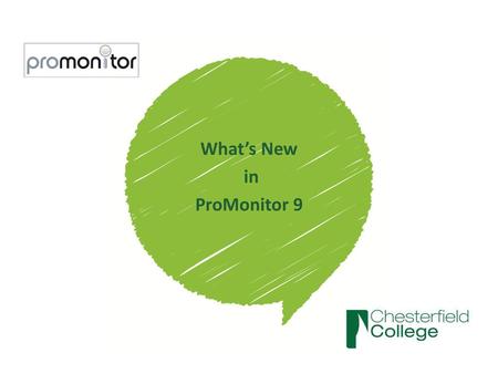 What’s New in ProMonitor 9