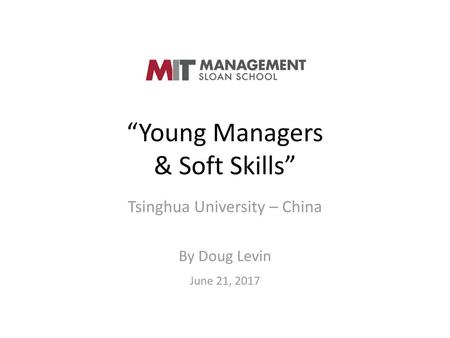 “Young Managers & Soft Skills”