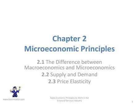 Chapter 2 Microeconomic Principles