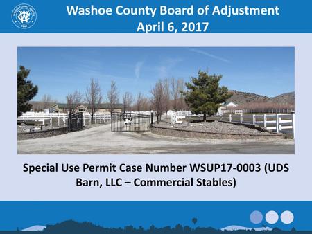 Washoe County Board of Adjustment