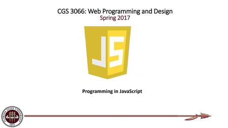 CGS 3066: Web Programming and Design Spring 2017