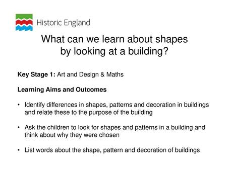What can we learn about shapes by looking at a building?