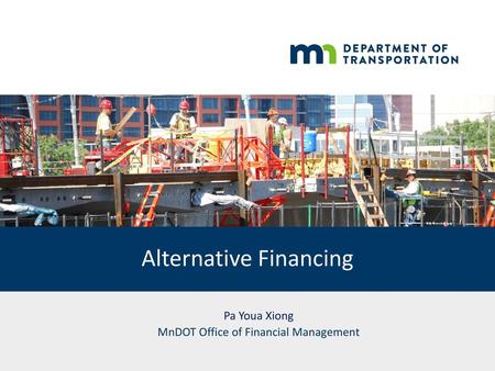 Alternative Financing