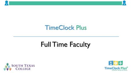 TimeClock Plus Full Time Faculty.