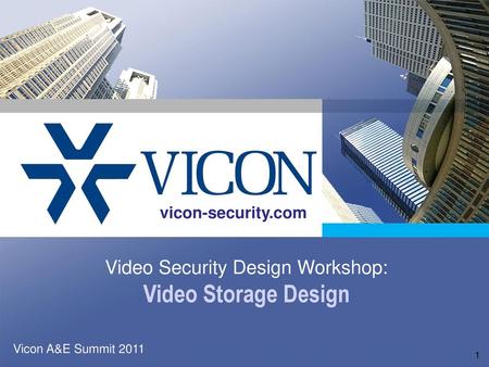 Video Security Design Workshop: