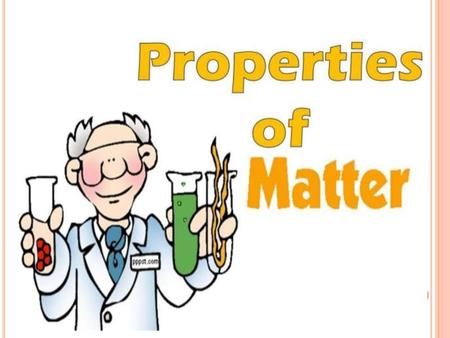 Matter Matter can be described by using physical and chemical properties. Properties are characteristics of matter that make it unique.
