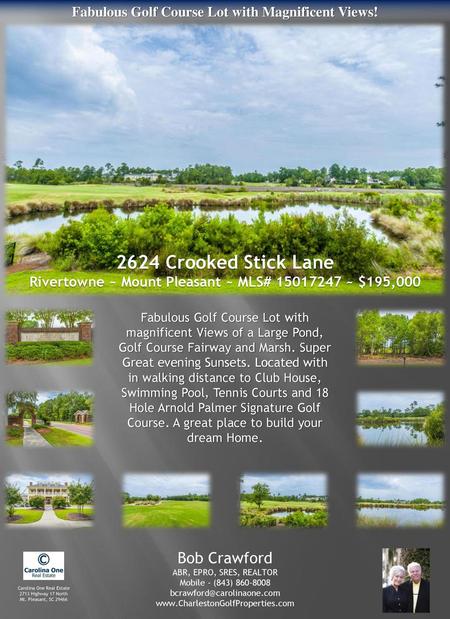 Fabulous Golf Course Lot with Magnificent Views!