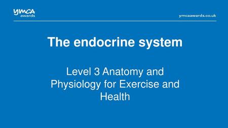Level 3 Anatomy and Physiology for Exercise and Health