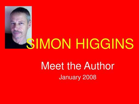 Meet the Author January 2008