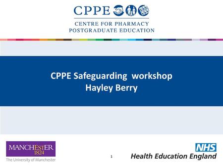 CPPE Safeguarding workshop