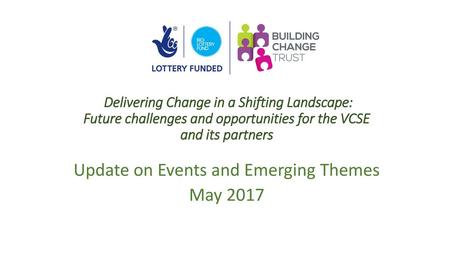 Update on Events and Emerging Themes May 2017