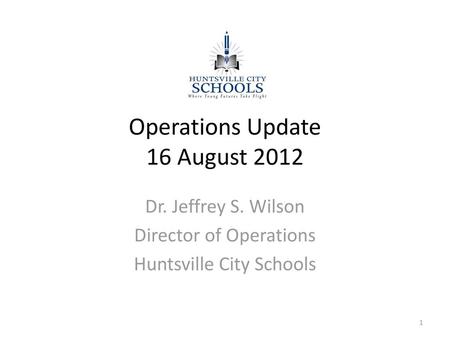 Operations Update 16 August 2012