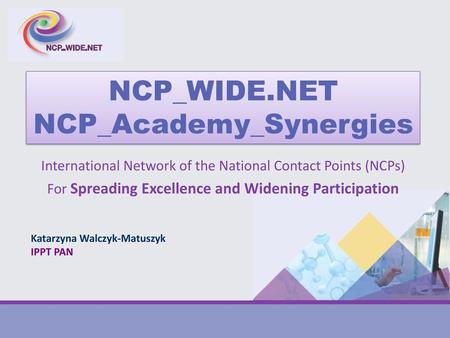 NCP_WIDE.NET NCP_Academy_Synergies