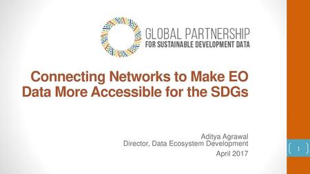 Connecting Networks to Make EO Data More Accessible for the SDGs