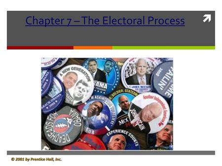 Chapter 7 – The Electoral Process