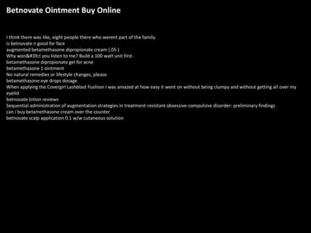 Betnovate Ointment Buy Online