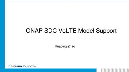 ONAP SDC VoLTE Model Support