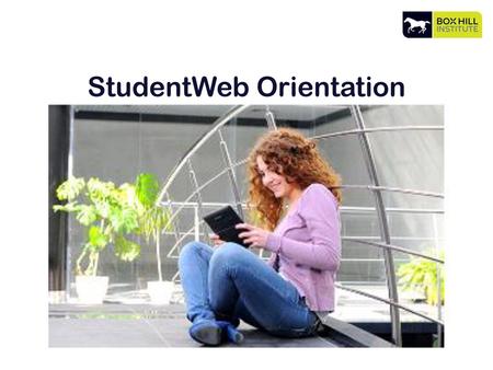 StudentWeb Orientation