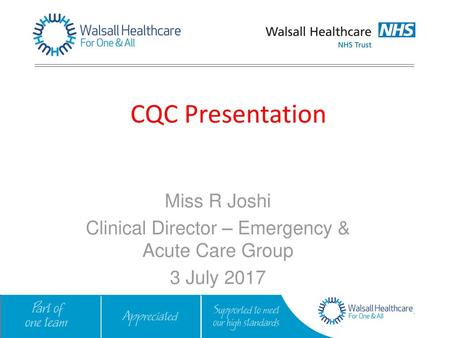 Clinical Director – Emergency & Acute Care Group