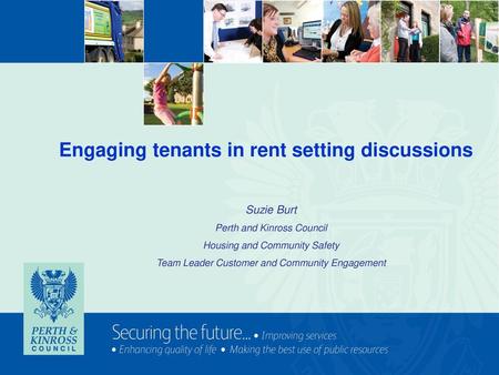 Engaging tenants in rent setting discussions