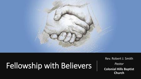 Fellowship with Believers