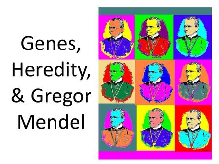 Genes, Heredity, & Gregor Mendel