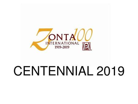 Introducing Centennial 2019