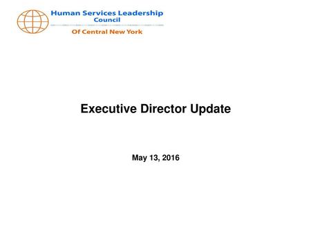 Executive Director Update