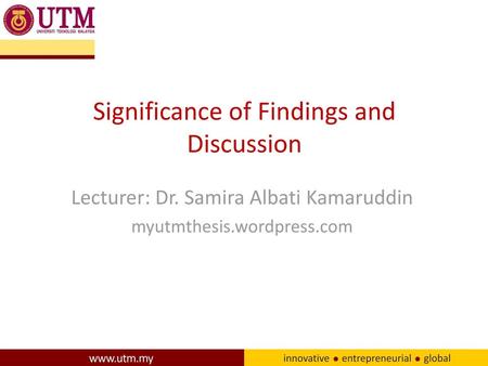 Significance of Findings and Discussion