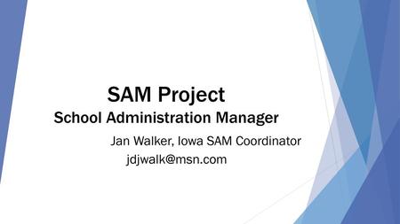 SAM Project School Administration Manager