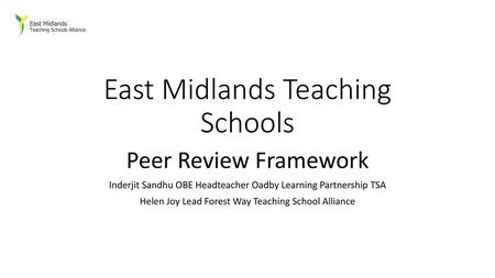 East Midlands Teaching Schools
