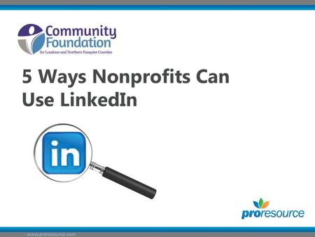 5 Ways Nonprofits Can Use LinkedIn