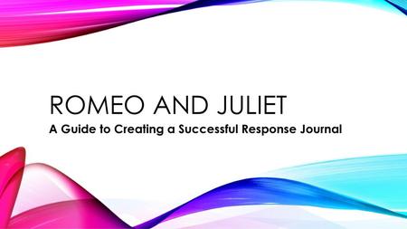 A Guide to Creating a Successful Response Journal