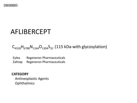 AFLIBERCEPT C4318H6788N1164O1304S32 (115 kDa-with glycosylation)