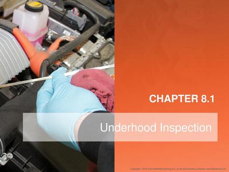 CHAPTER 8.1 Underhood Inspection.