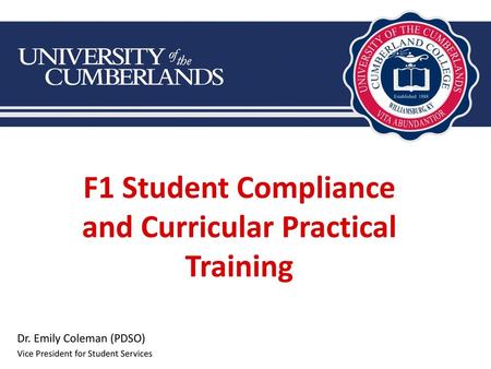 F1 Student Compliance and Curricular Practical Training