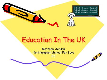 Matthew Jenson Northampton School For Boys 8S