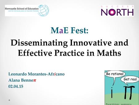 Disseminating Innovative and Effective Practice in Maths
