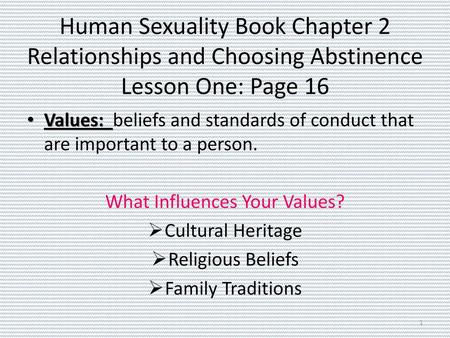 What Influences Your Values?