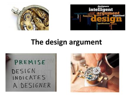 The design argument.