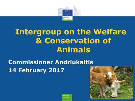 Intergroup on the Welfare & Conservation of Animals