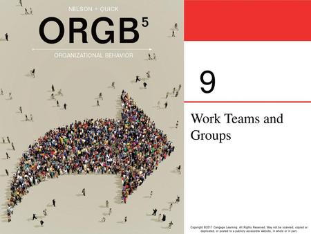 Chapter 9 Work Teams and Groups