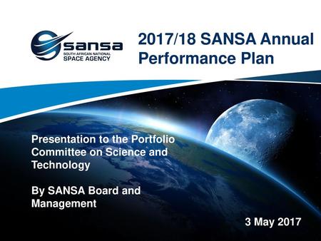 2017/18 SANSA Annual Performance Plan