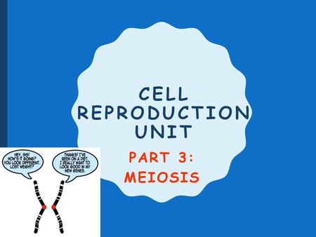 Cell Reproduction Unit