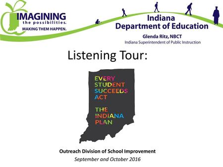 Outreach Division of School Improvement September and October 2016