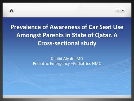 Khalid Alyafei MD Pediatric Emergency –Pediatrics-HMC