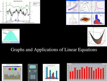 Graphs and Applications of Linear Equations